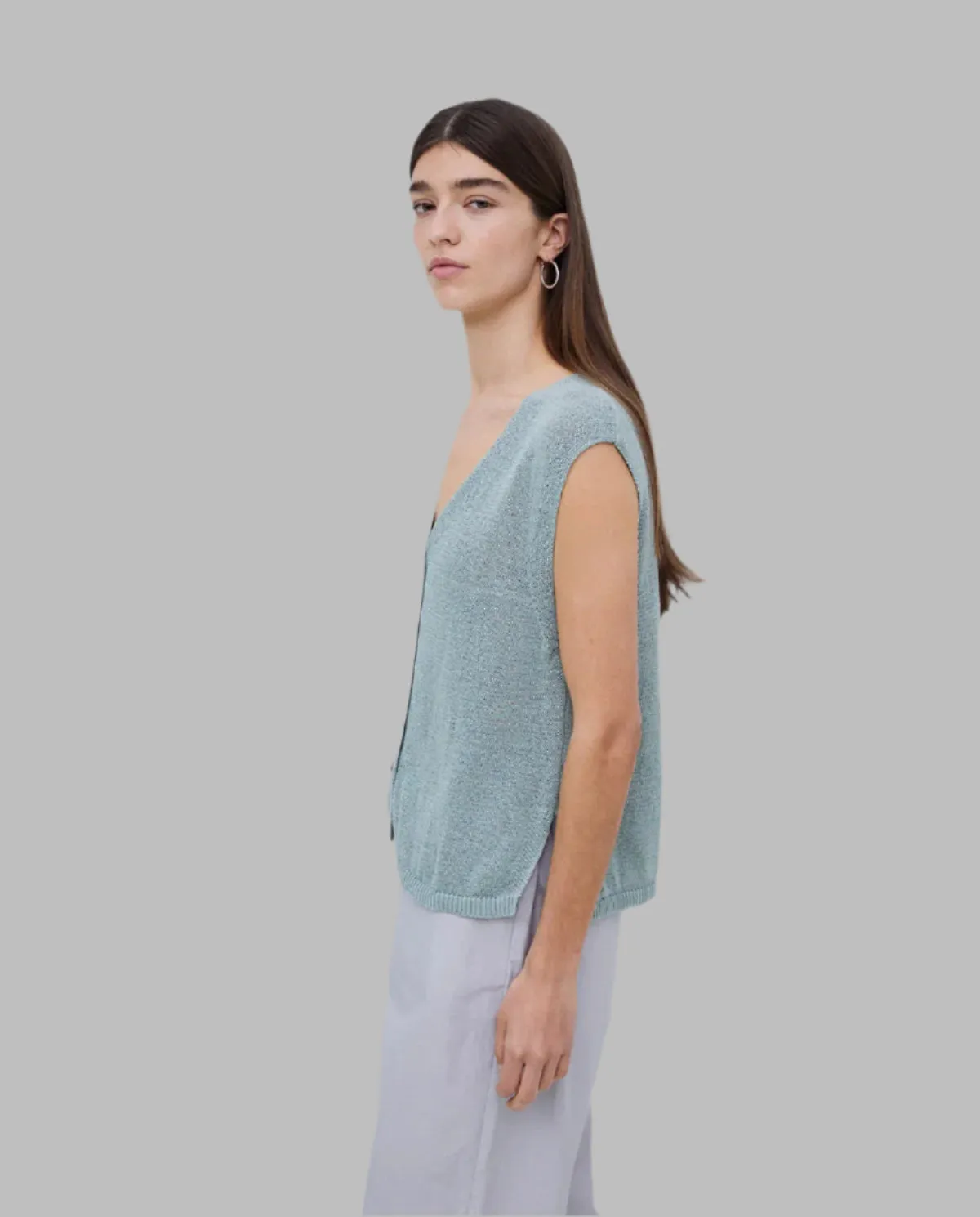 Cotton V Neck Vest
