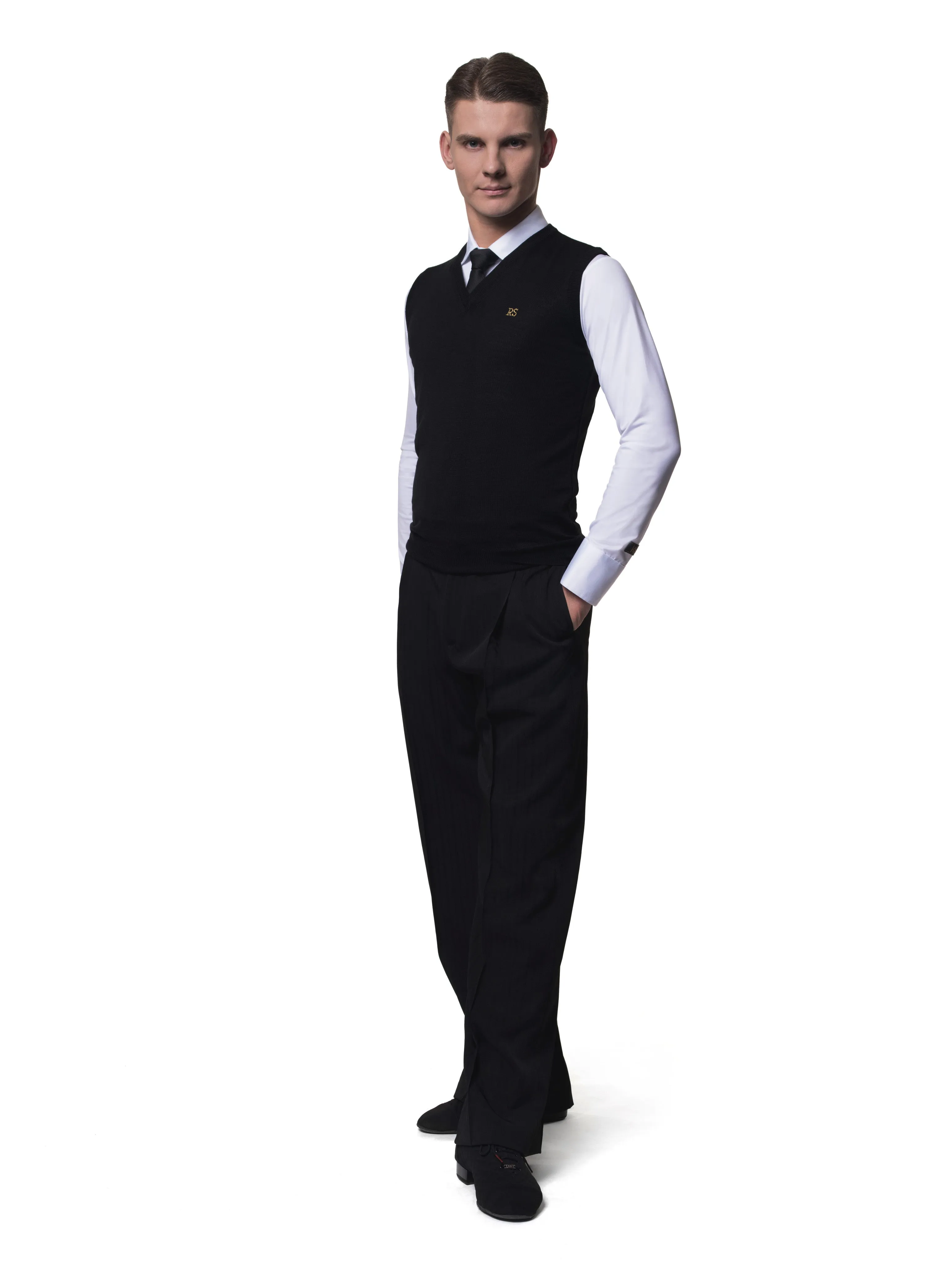 RS Atelier Lorenzo Mens Ballroom Trousers in Various Colours for Practice, Performance & DanceSport Competition
